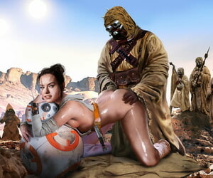 Rey and the Tusken Raiders