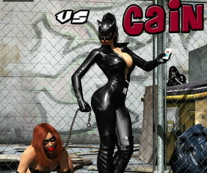 mrbunnyart Caïn vs catwoman